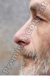 Nose Man White Slim Bearded